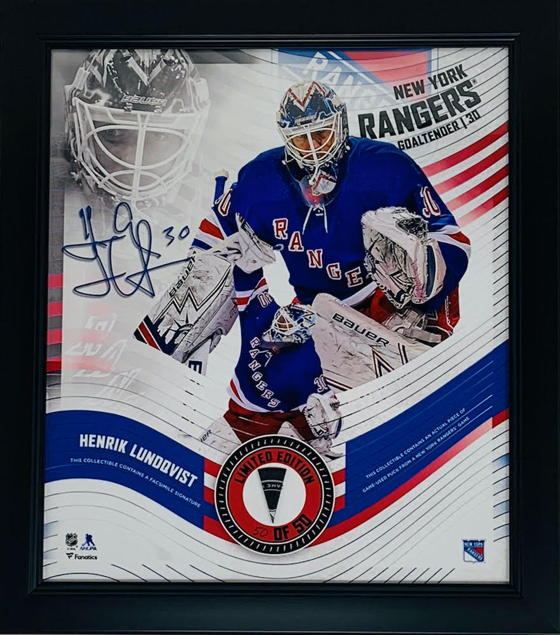 Igor Shesterkin New York Rangers Fanatics Authentic Game-Used