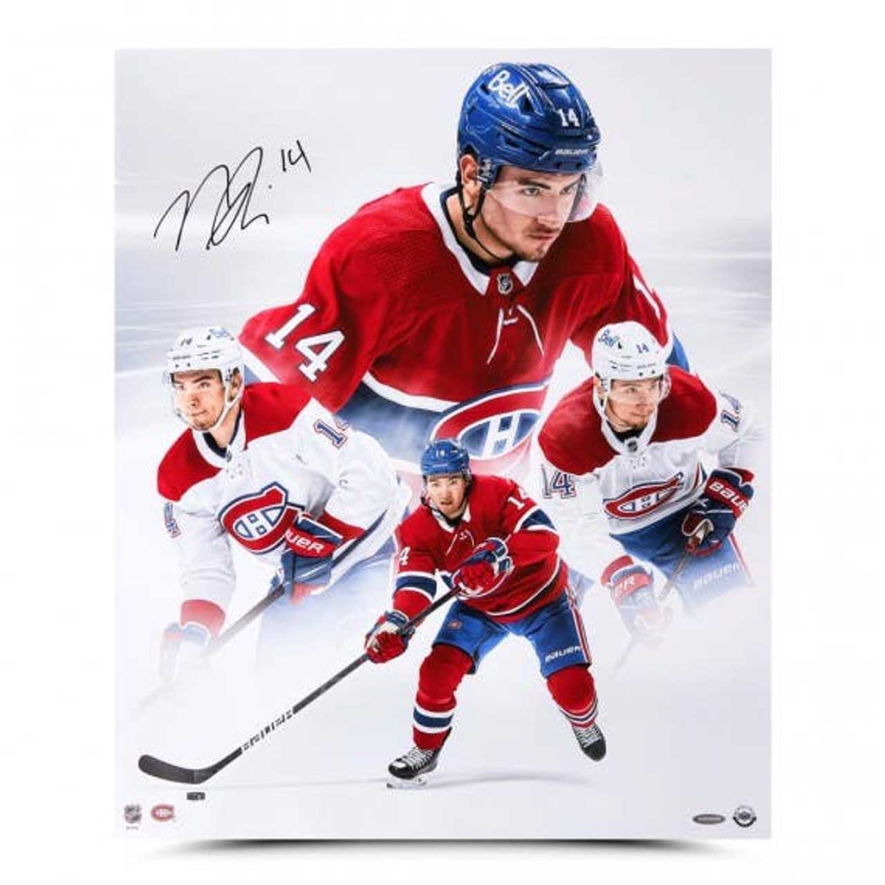 Sleep Squad Montreal Canadiens Nick Suzuki 60” x 80” Raschel Plush Blanket – An NHL Jersey Throw