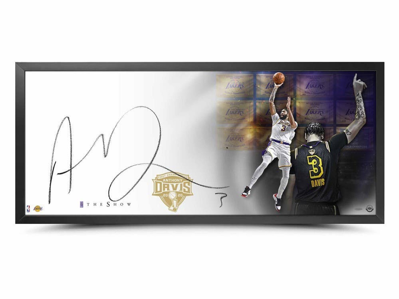 Anthony Davis Los Angeles Lakers Autographed White Nike Swingman
