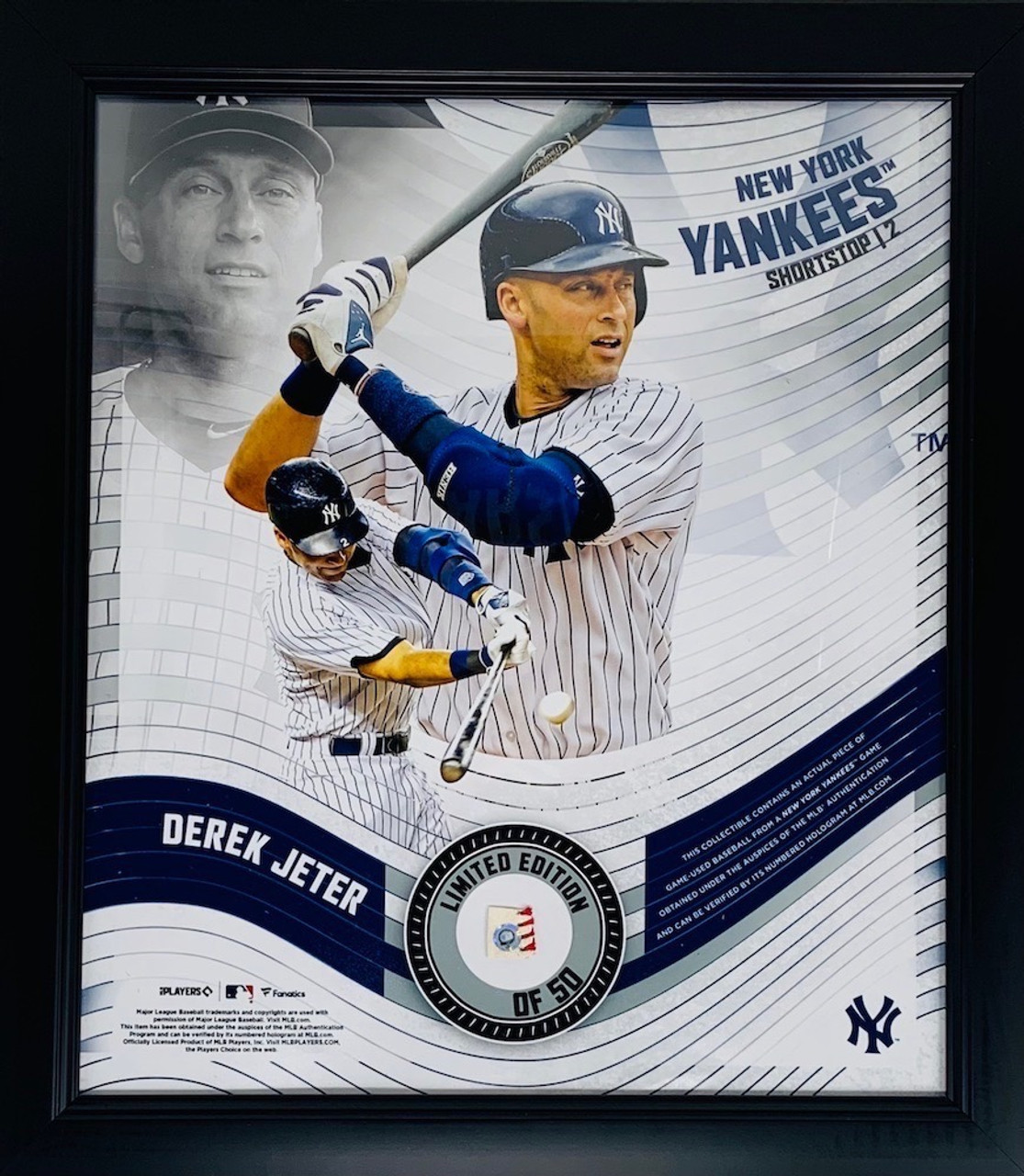 2012 Derek Jeter Game Used & Signed New York Yankees Home