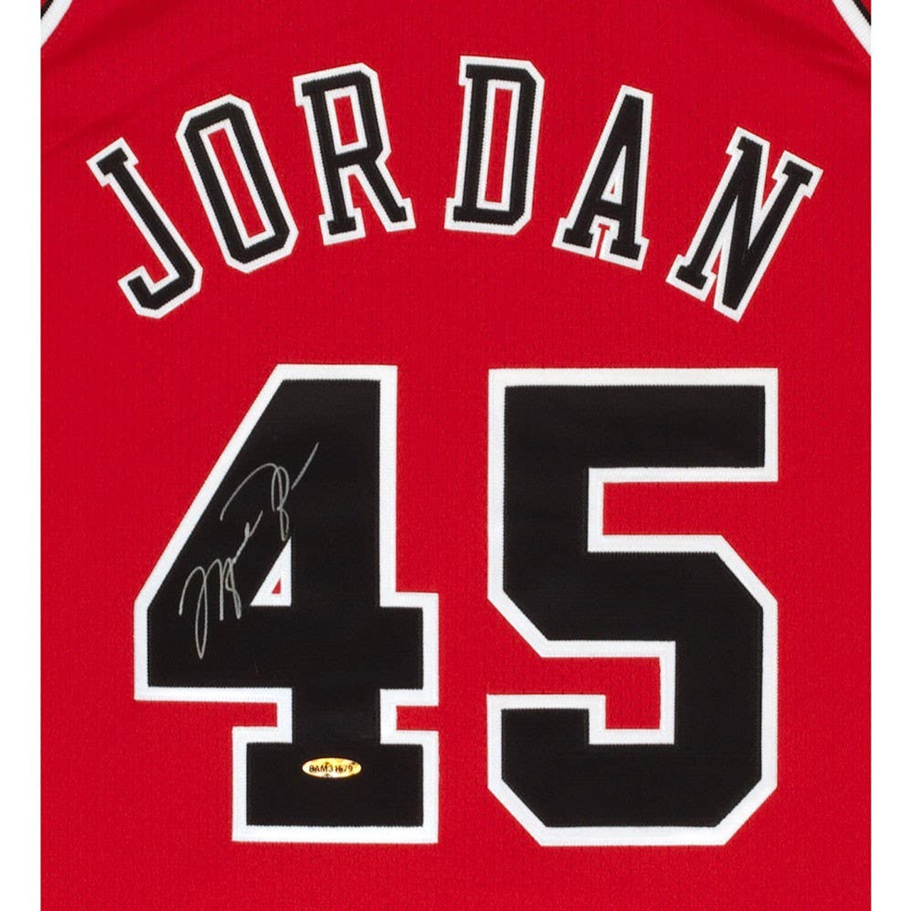 2000's Michael Jordan Signed Chicago Bulls Stats UDA Jersey. , Lot  #53245