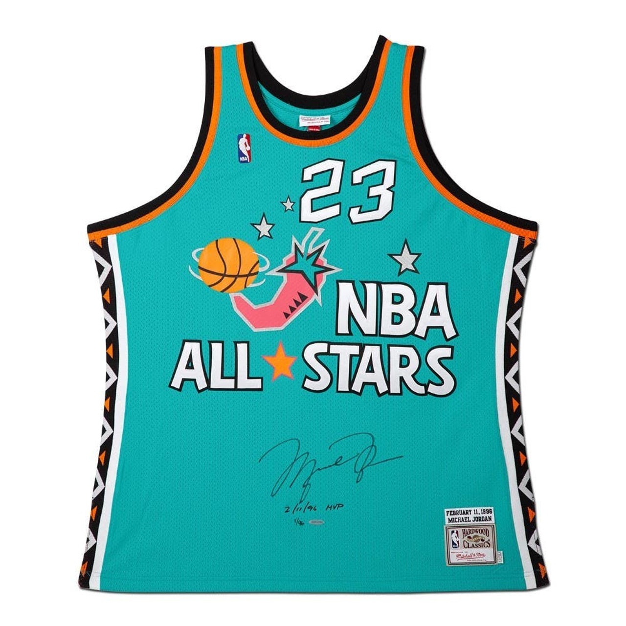 MICHAEL JORDAN Autographed & Embroidered 1996 All-Star Game East