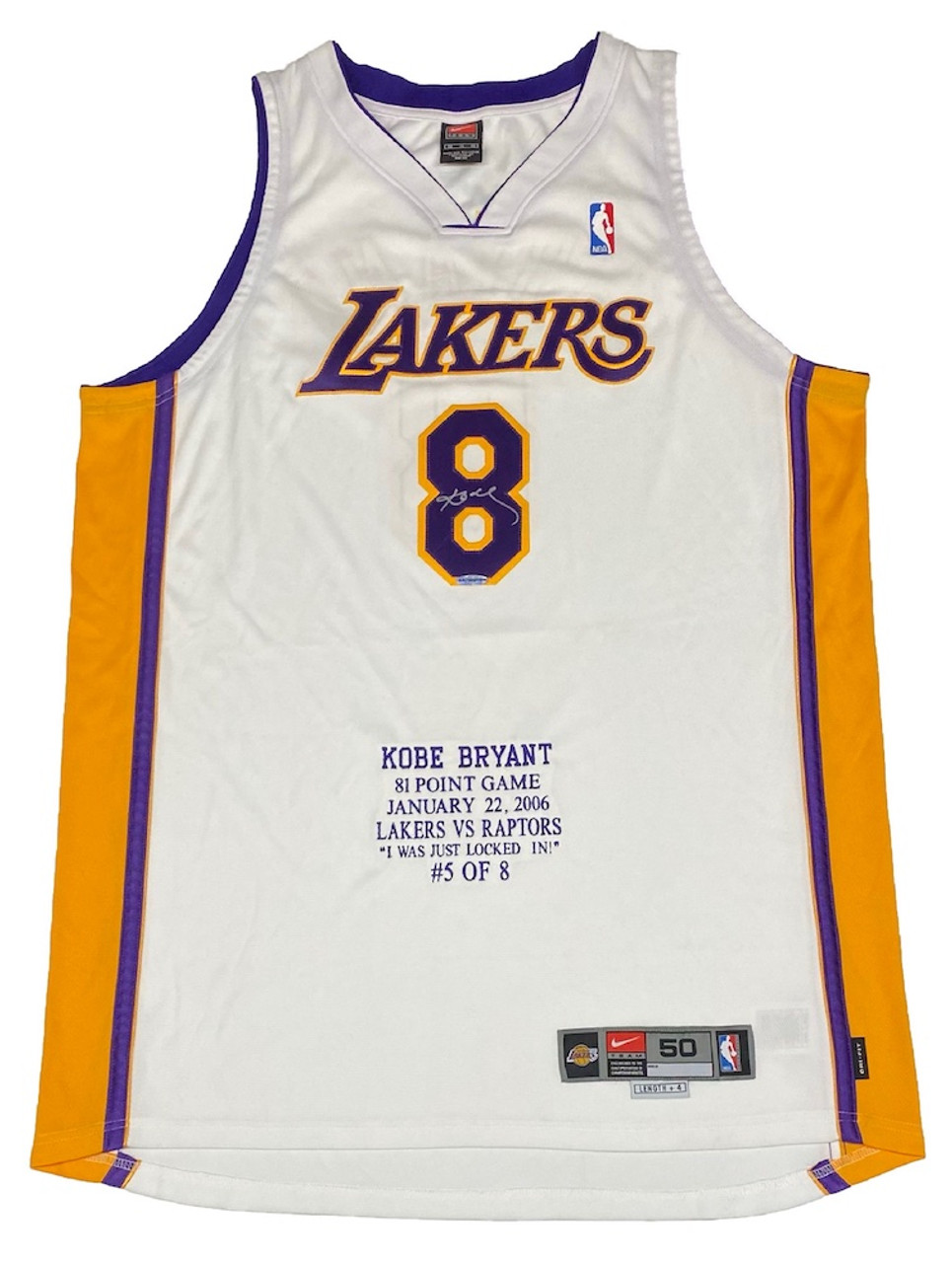 Kobe Bryant Signed Lakers 2009 NBA Finals Patch LE Jersey (UDA COA)