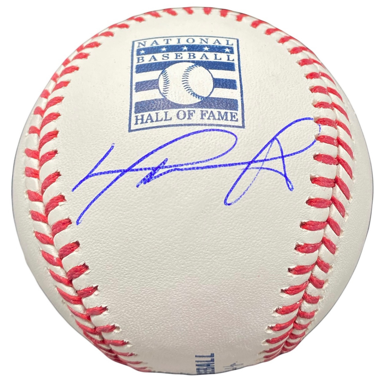 DAVID ORTIZ Boston Red Sox Autographed Hall of Fame Logo Baseball FANATICS  - Game Day Legends