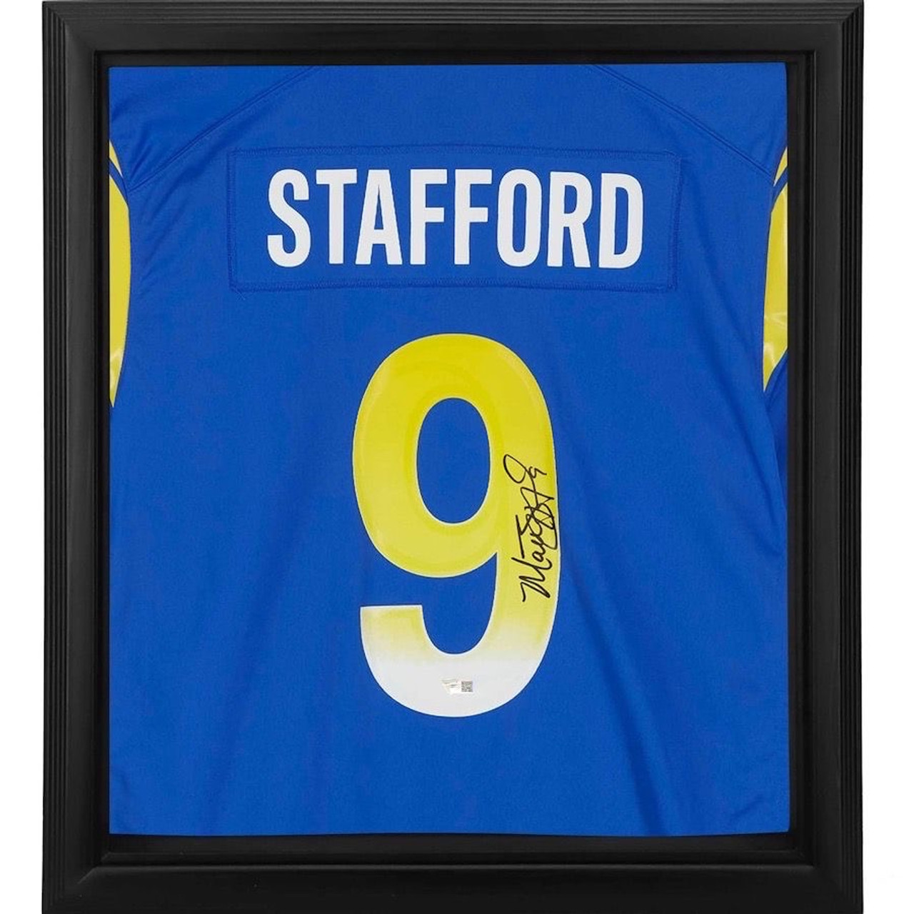 Rams Matthew Stafford Signed Blue Nike Game Jersey Fanatics