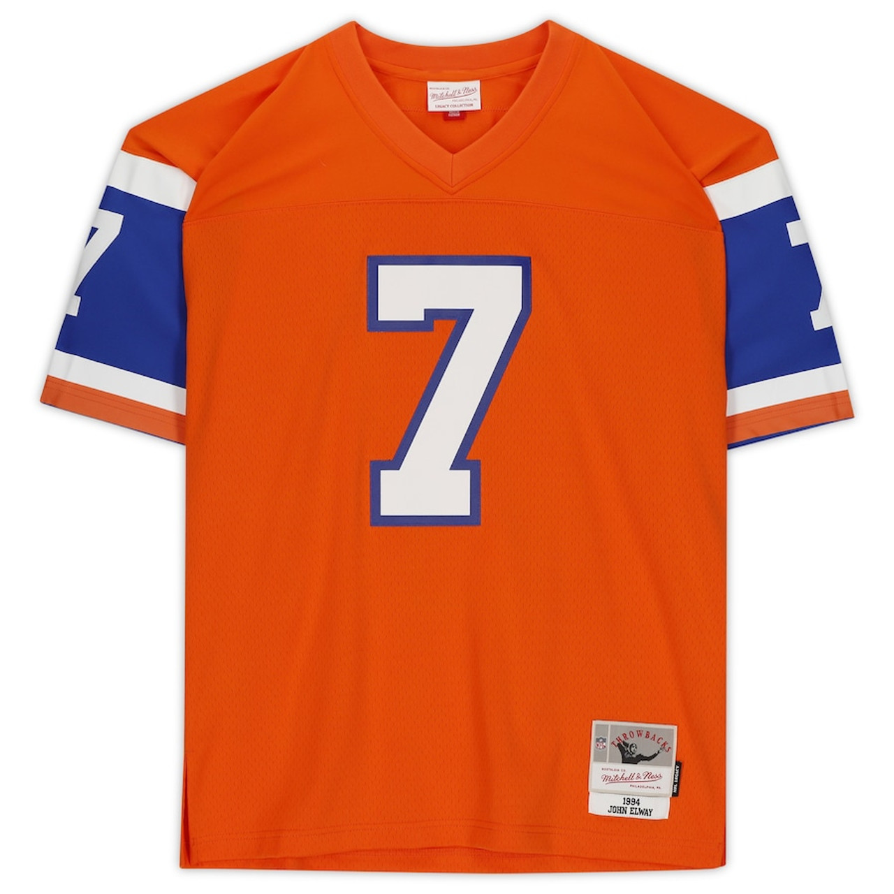 JOHN ELWAY Autographed 'Captain Comeback' Broncos M&N Throwback