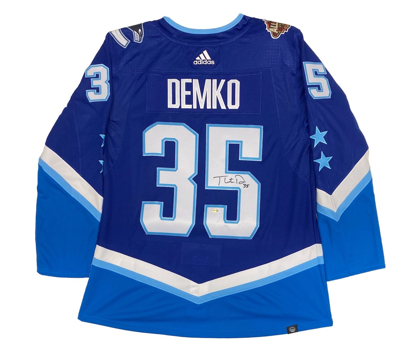 THATCHER DEMKO Autographed Vancouver Canucks Authentic Blue Alt. Jersey  FANATICS - Game Day Legends