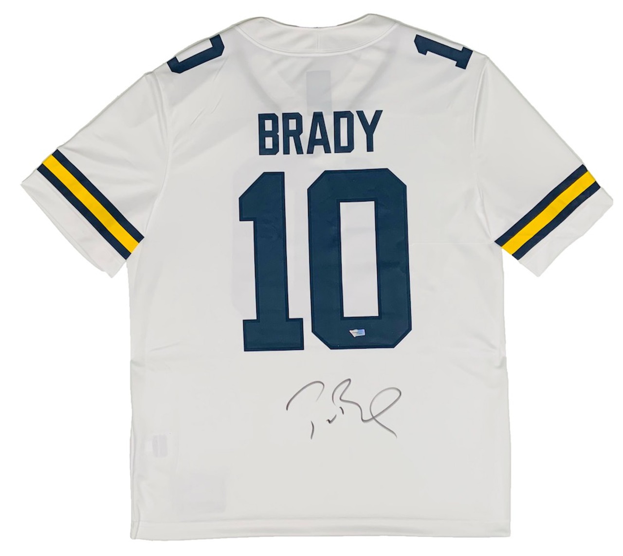 Jordan Men's Michigan Wolverines Tom Brady #10 Blue Dri-FIT Limited  Football Jersey