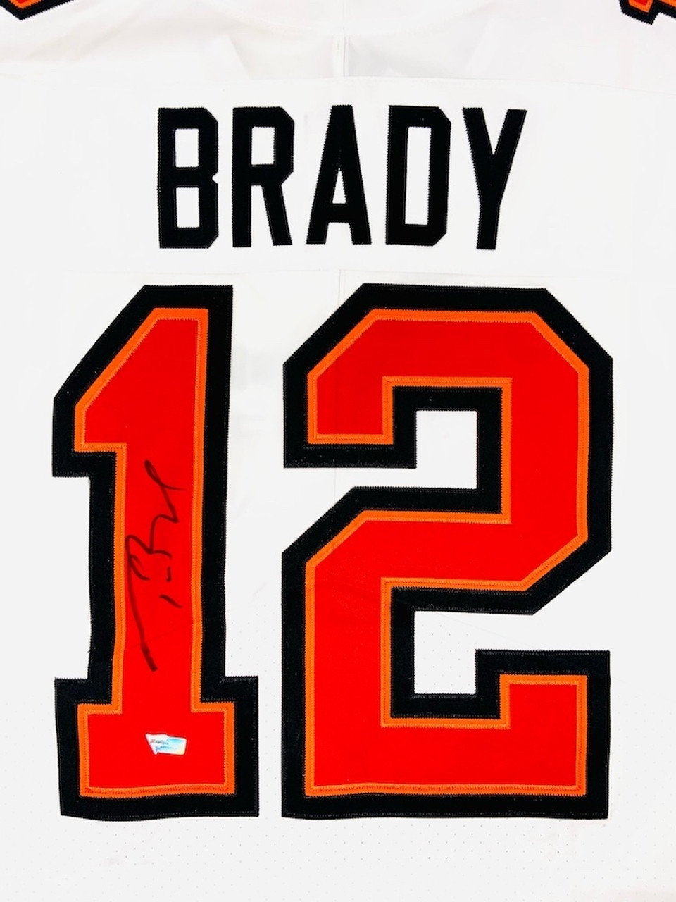 TOM BRADY Autographed Tampa Bay SB LV Patch Nike Elite White