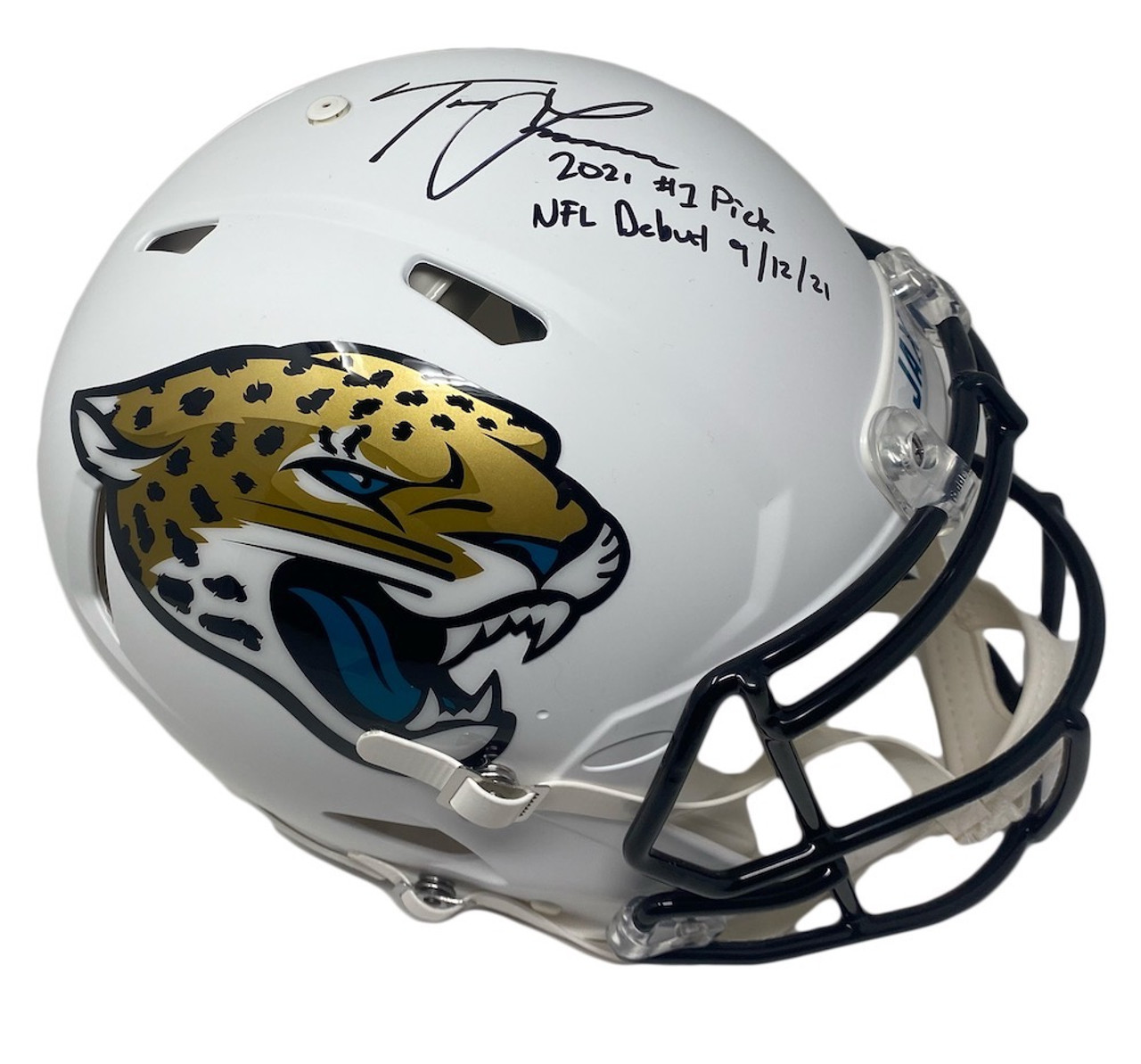 jaguars two tone helmet