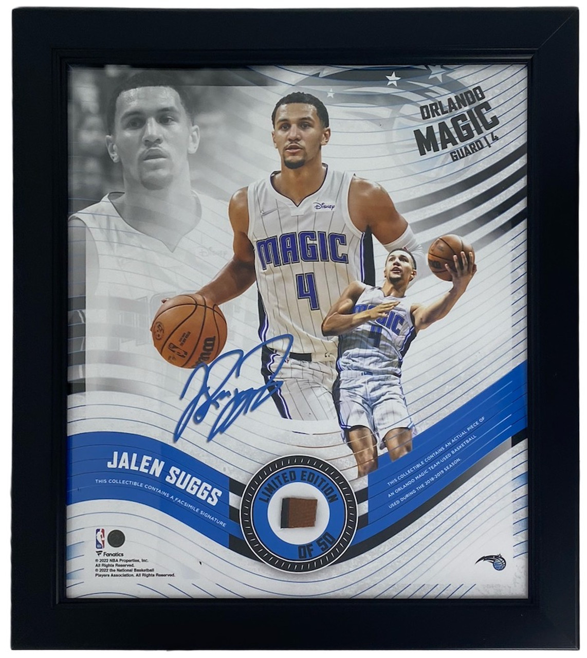 Jalen Suggs Orlando Magic Autographed 16'' x 20'' White Jersey