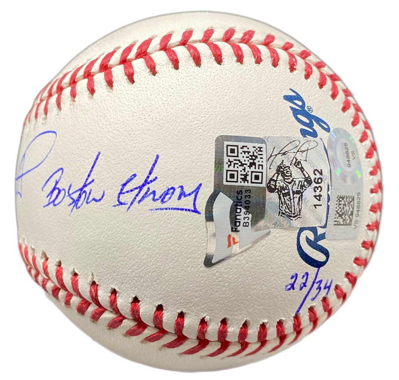 David Ortiz Boston Red Sox Fanatics Authentic Autographed Baseball with Boston  Strong Inscription