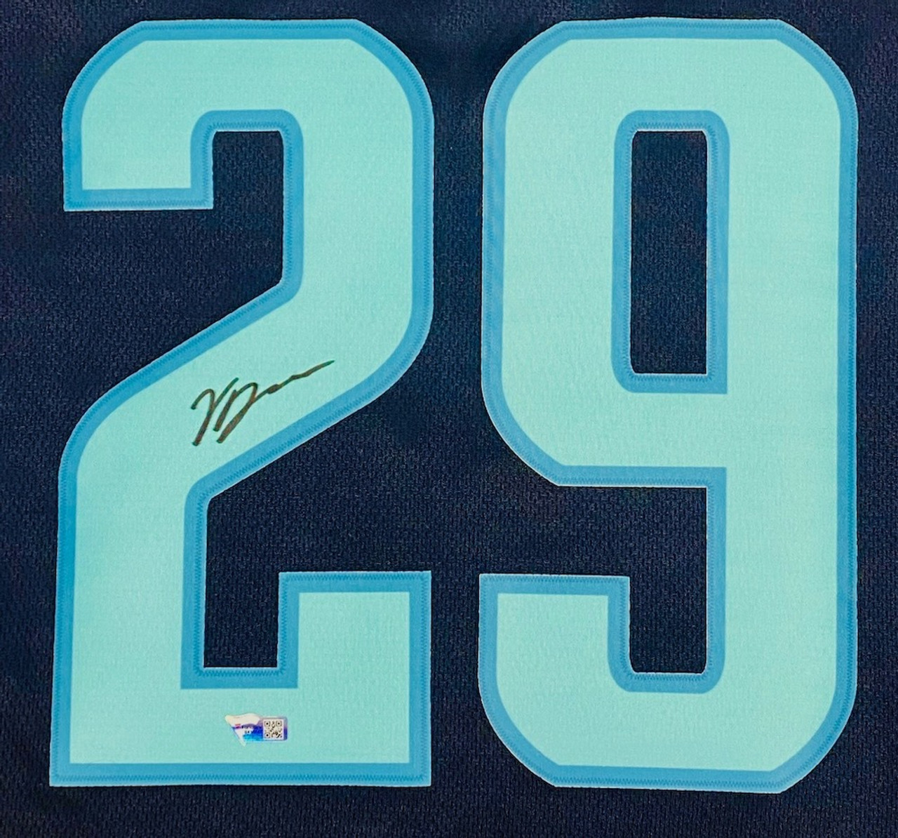 VINCE DUNN Autographed Kraken Authentic Navy Inaugural Patch Jersey  FANATICS - Game Day Legends