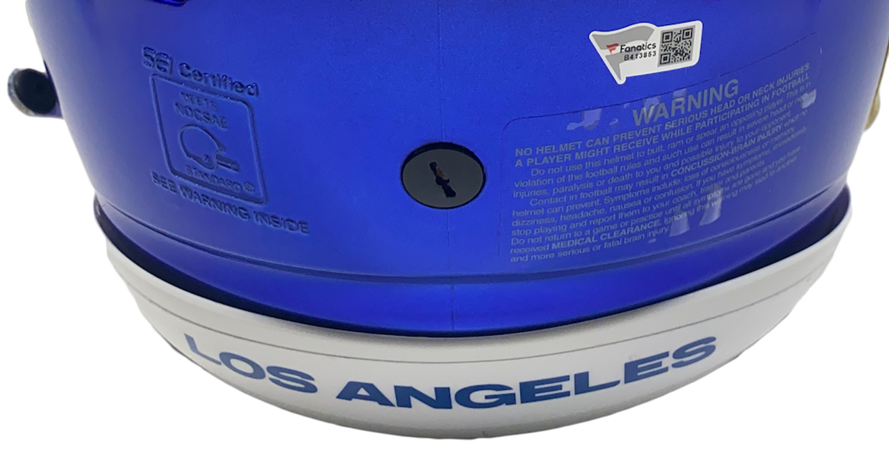 LOS ANGELES RAMS SUPER BOWL LVI CHAMPIONS FLEX HELMET – JR'S SPORTS