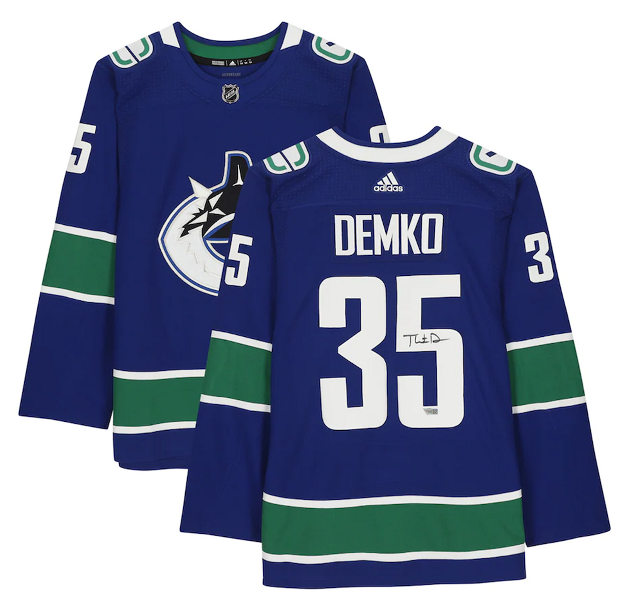 Game Day Legends Thatcher Demko Autographed Canucks 2022 All Star Game Authentic Jersey Fanatics