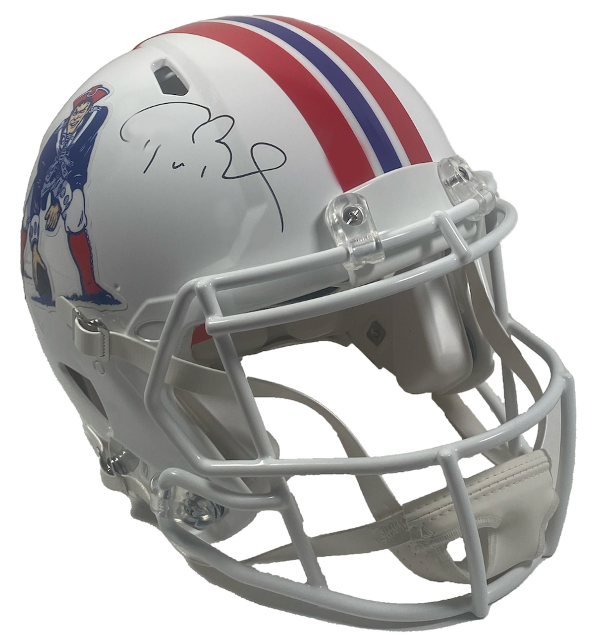 Tom Brady Signed Patriots Full-Size Authentic On-Field Throwback
