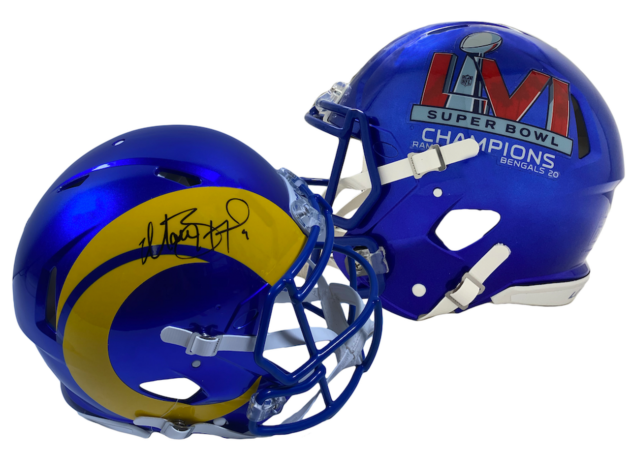Matthew Stafford Autographed Authentic Los Angeles Rams Eclipse Helmet –