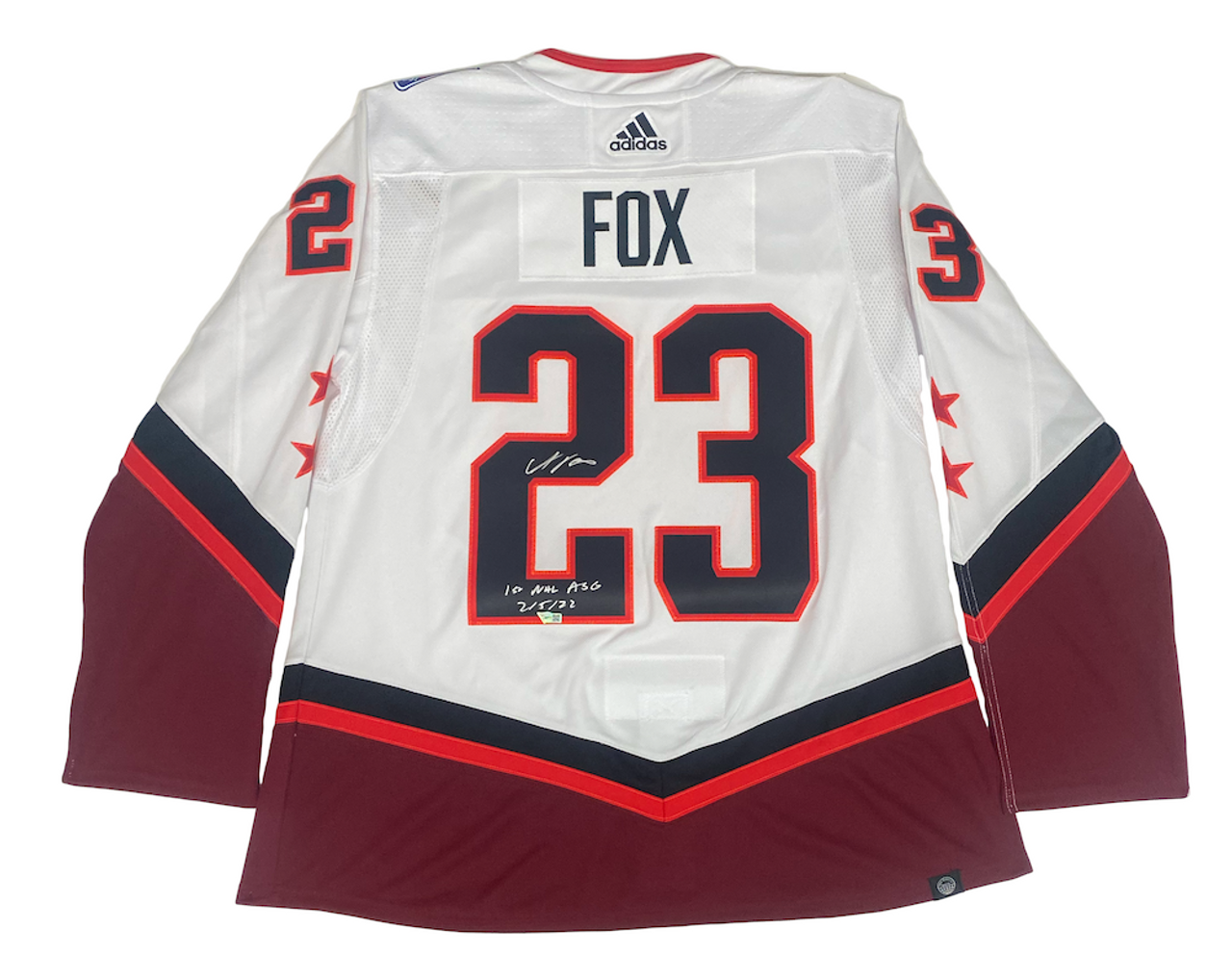 Adam Fox Autographed New York Rangers Fanatics Reverse Retro Jersey - NHL  Auctions