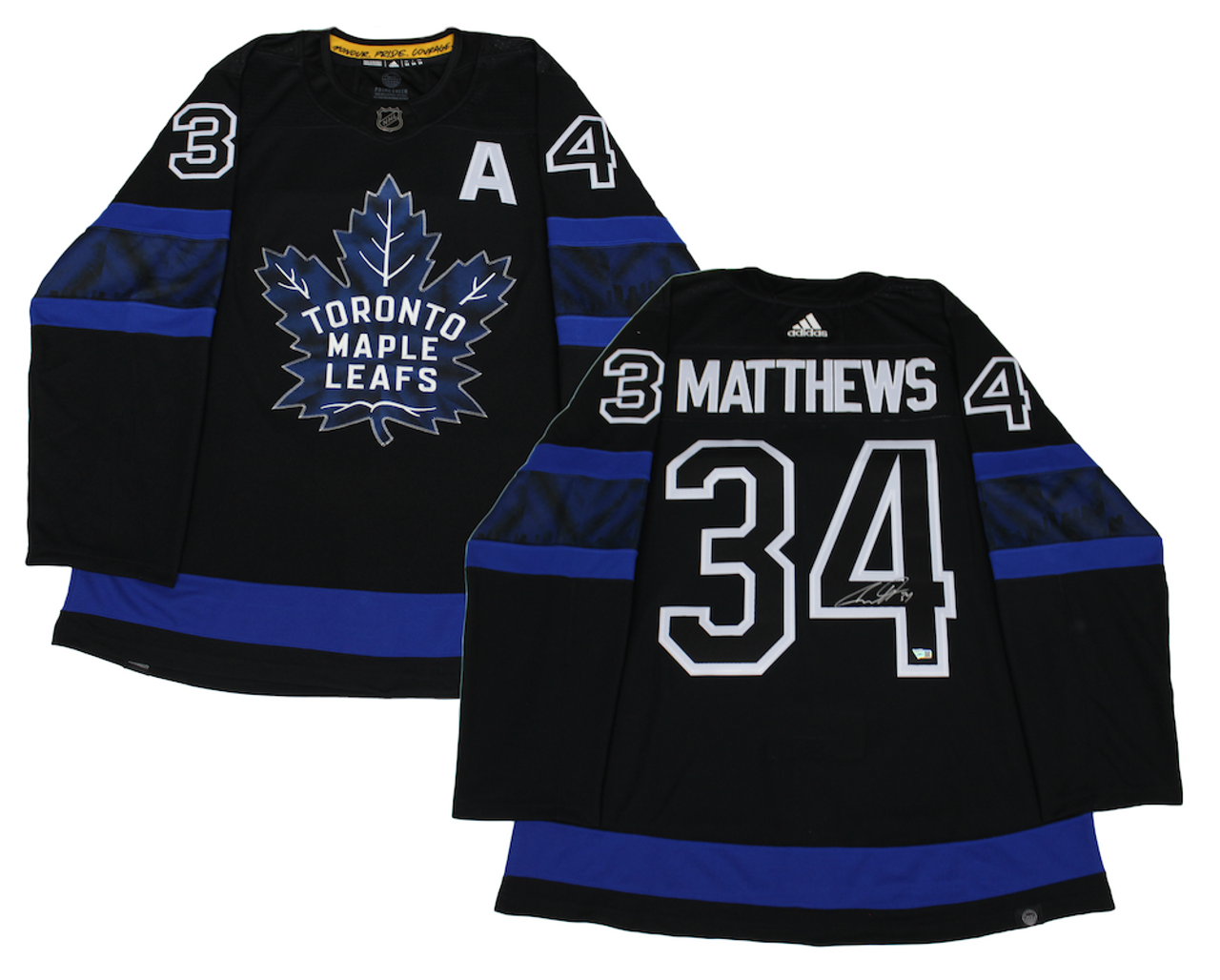 Adidas White Toronto Maple Leafs Auston Matthews Game Issued