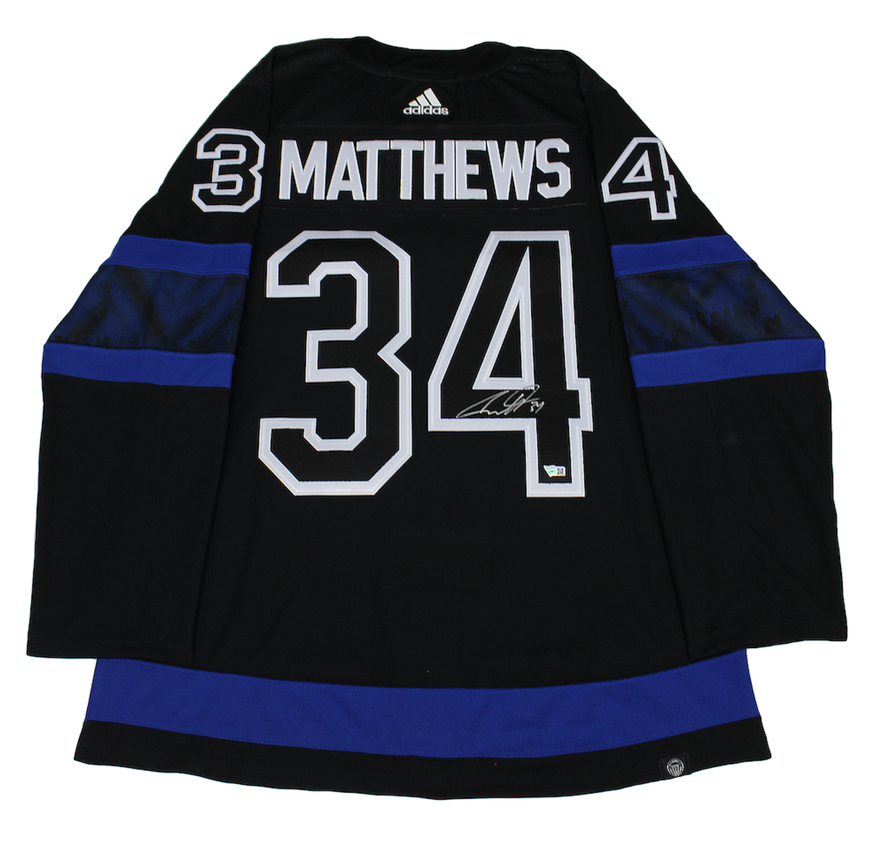Auston Matthews Toronto Maple Leafs Fanatics Authentic Autographed Blue  Alternate Captain Adidas Authentic Jersey