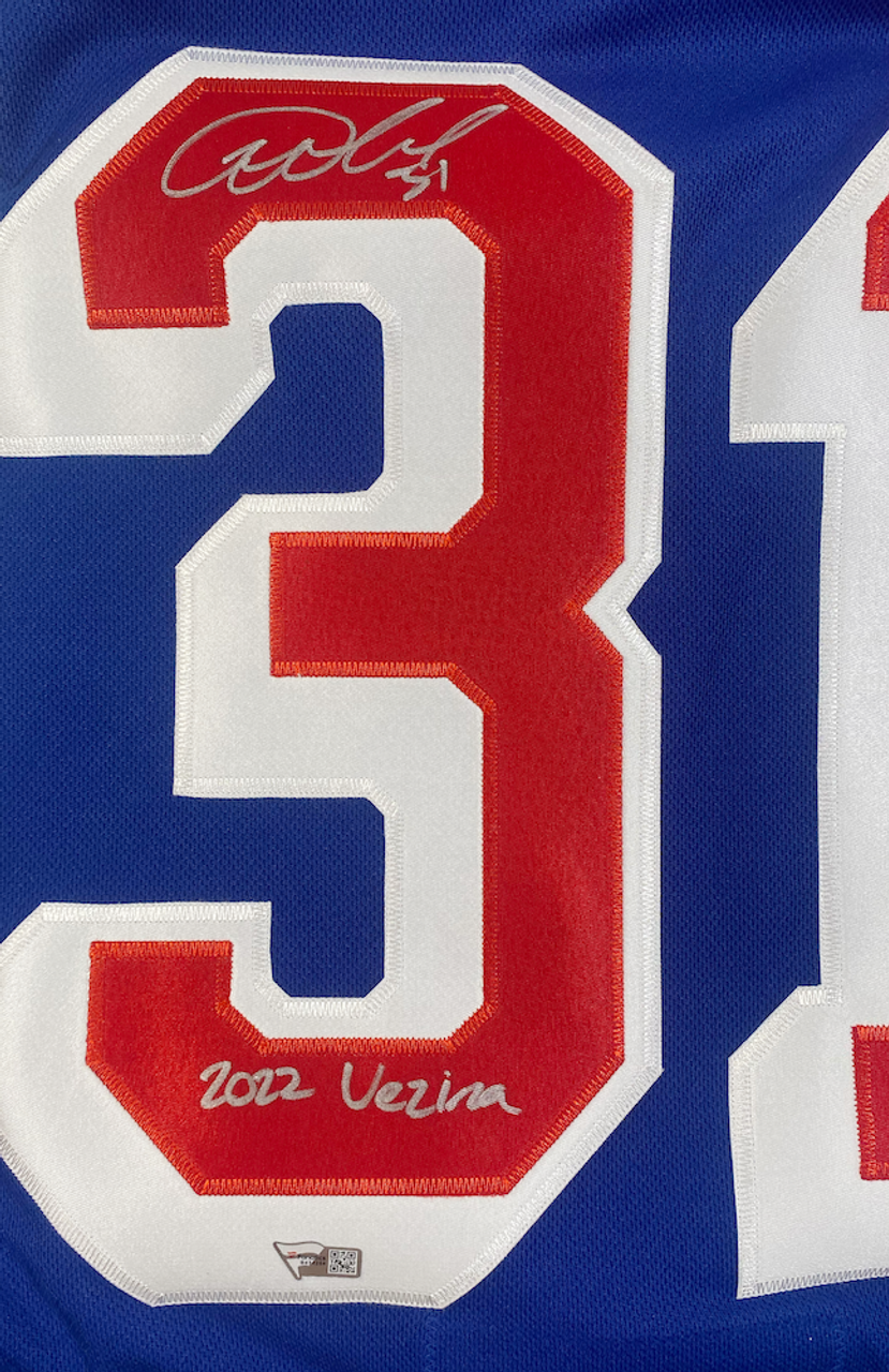 Igor Shesterkin New York Rangers Autographed 2022 Vezina