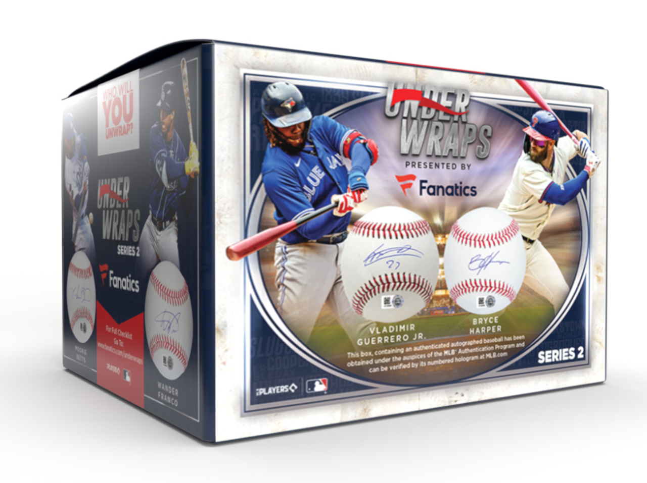 2 BOX SET FANATICS UNDER WRAPS MLB Mystery Baseball TROUT, JUDGE, OHTANI,  HARPER - Game Day Legends