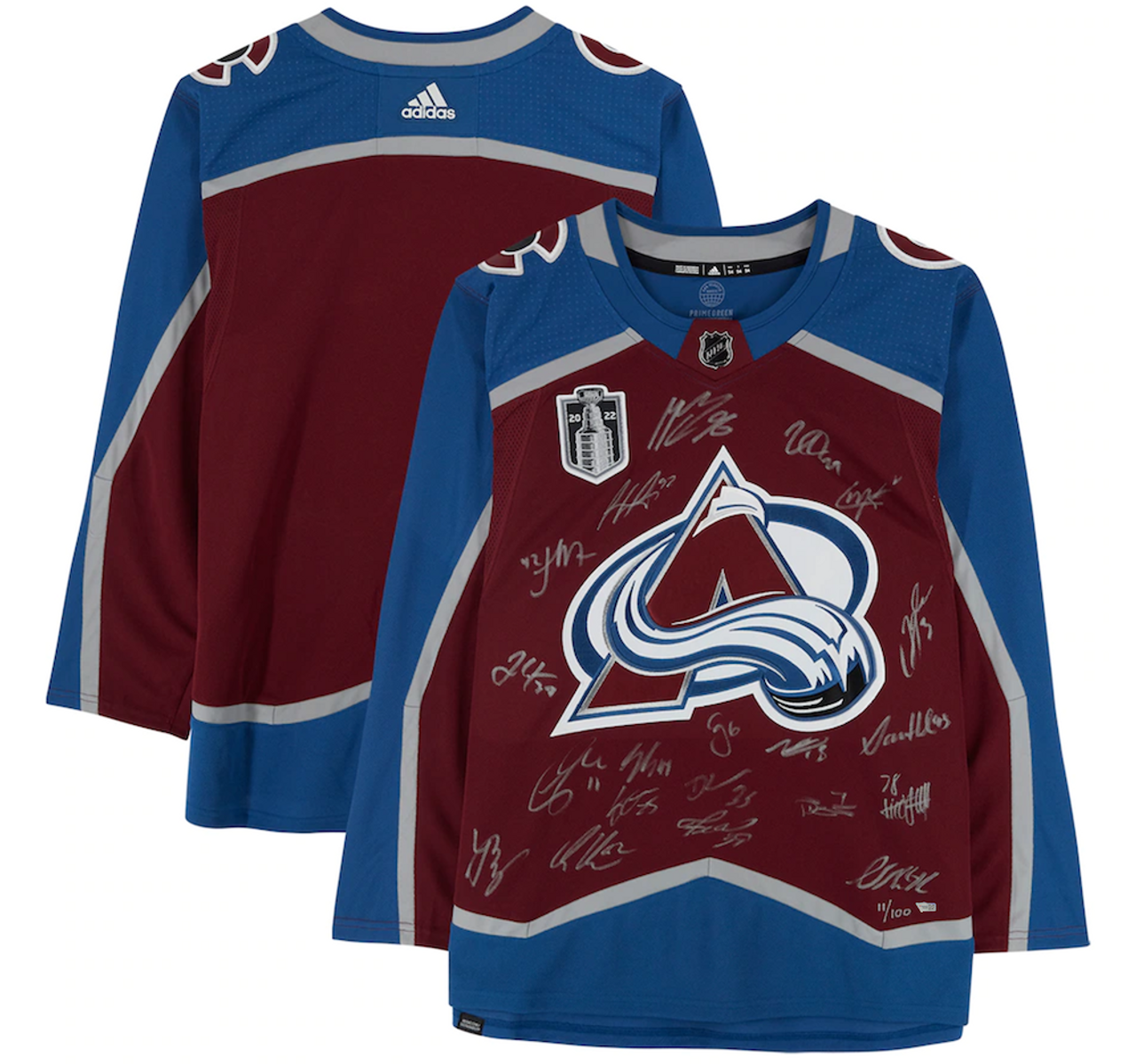 Colorado Avalanche Signed Jerseys, Collectible Avalanche Jerseys