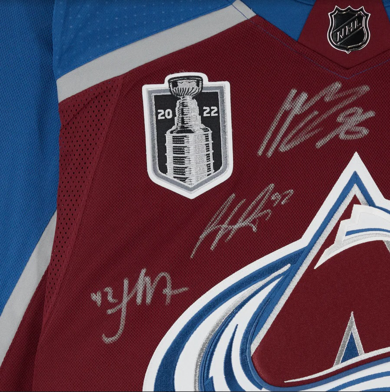 Nathan MacKinnon Colorado Avalanche Autographed 2022 Stanley Cup Champions  Burgundy adidas Authentic Jersey with Stanley Cup Patch