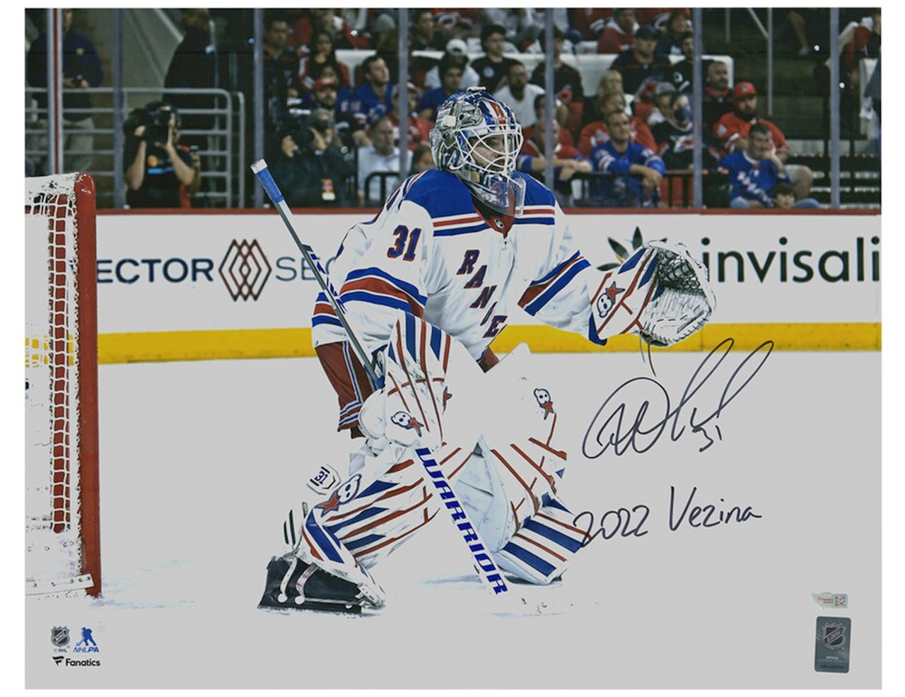 Igor Shesterkin New York Rangers Autographed Blue Fanatics