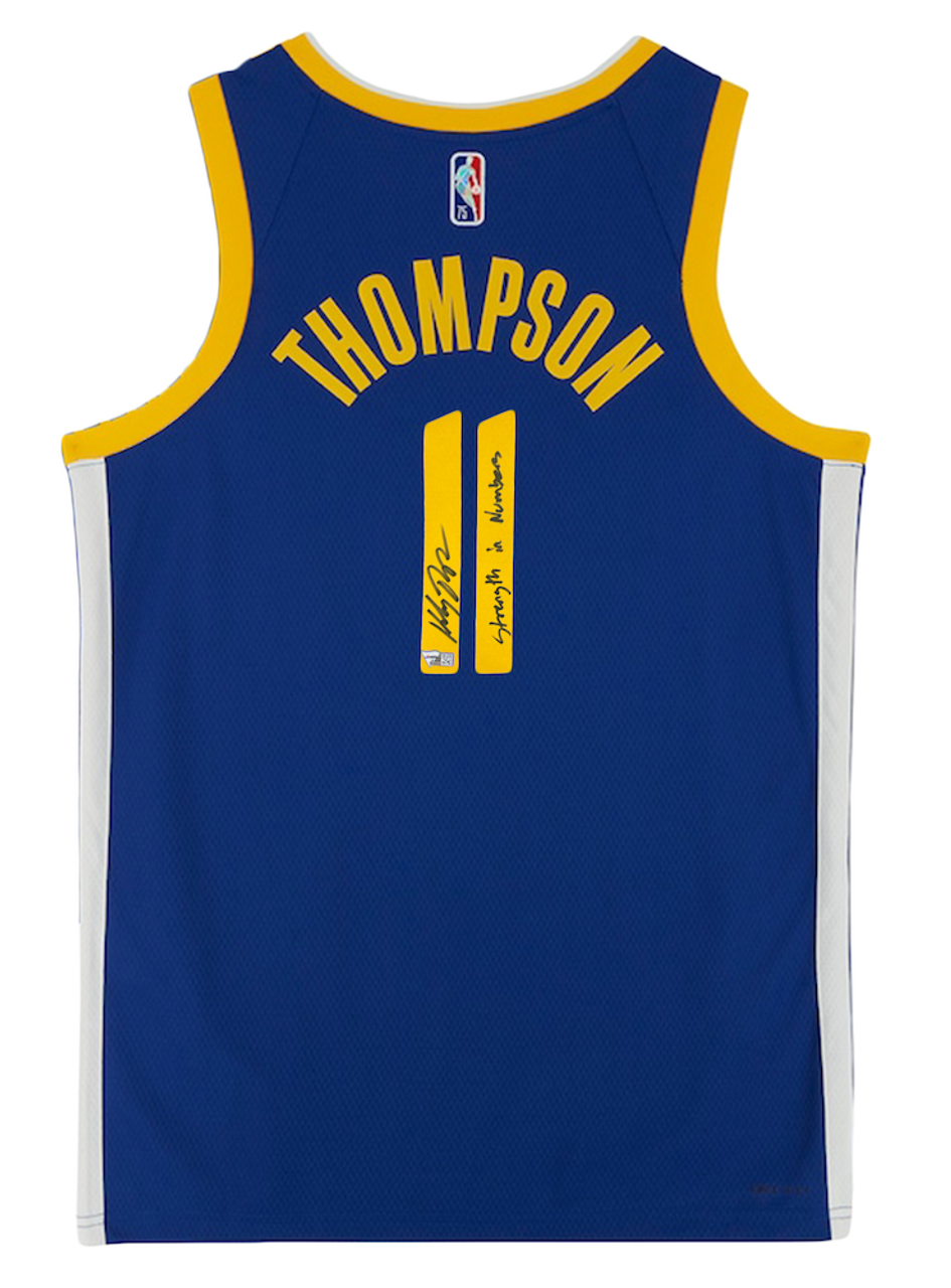 THOMPSON Autographed "Strength In Numbers" Blue FANATICS - Game Day Legends