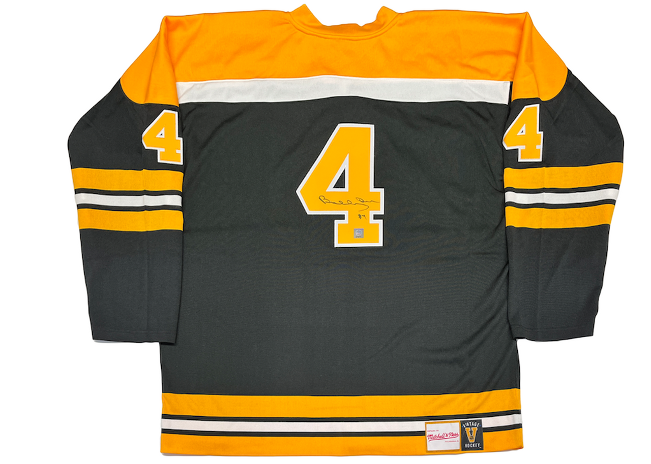Bobby Orr Signed Jersey Bruins Vintage Adidas Black 1974-75 - NHL Auctions