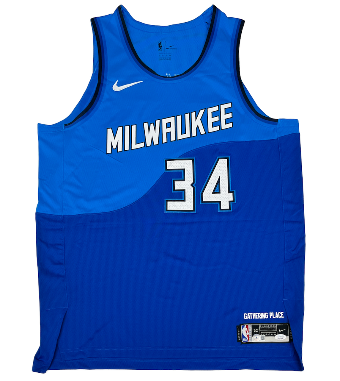 2021/22 Nike NBA Bucks Jersey Swingman Antetokounmpo City Edition New  W/Tags