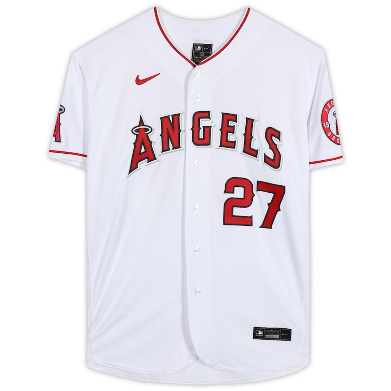 Mike Trout Signed Authentic Memorial Day Angels Jersey MLB Holo