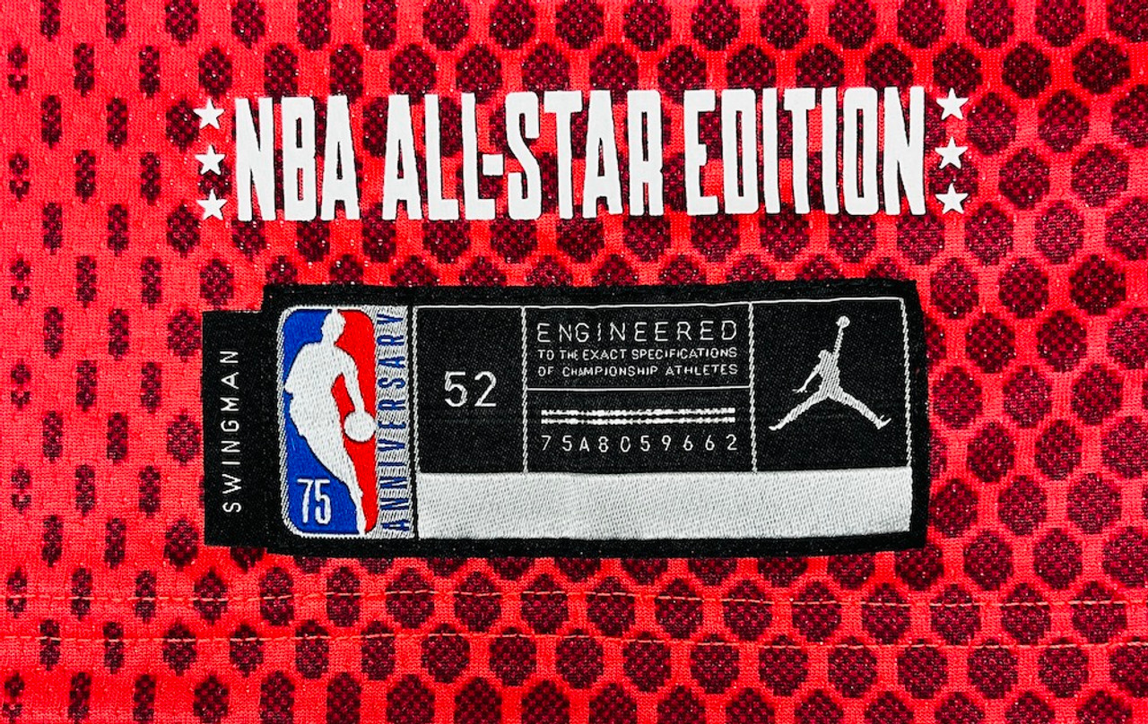 2022 JA MORANT 1st ALL STAR GAME USED WARM UP SUIT NAMEPLATE NBA