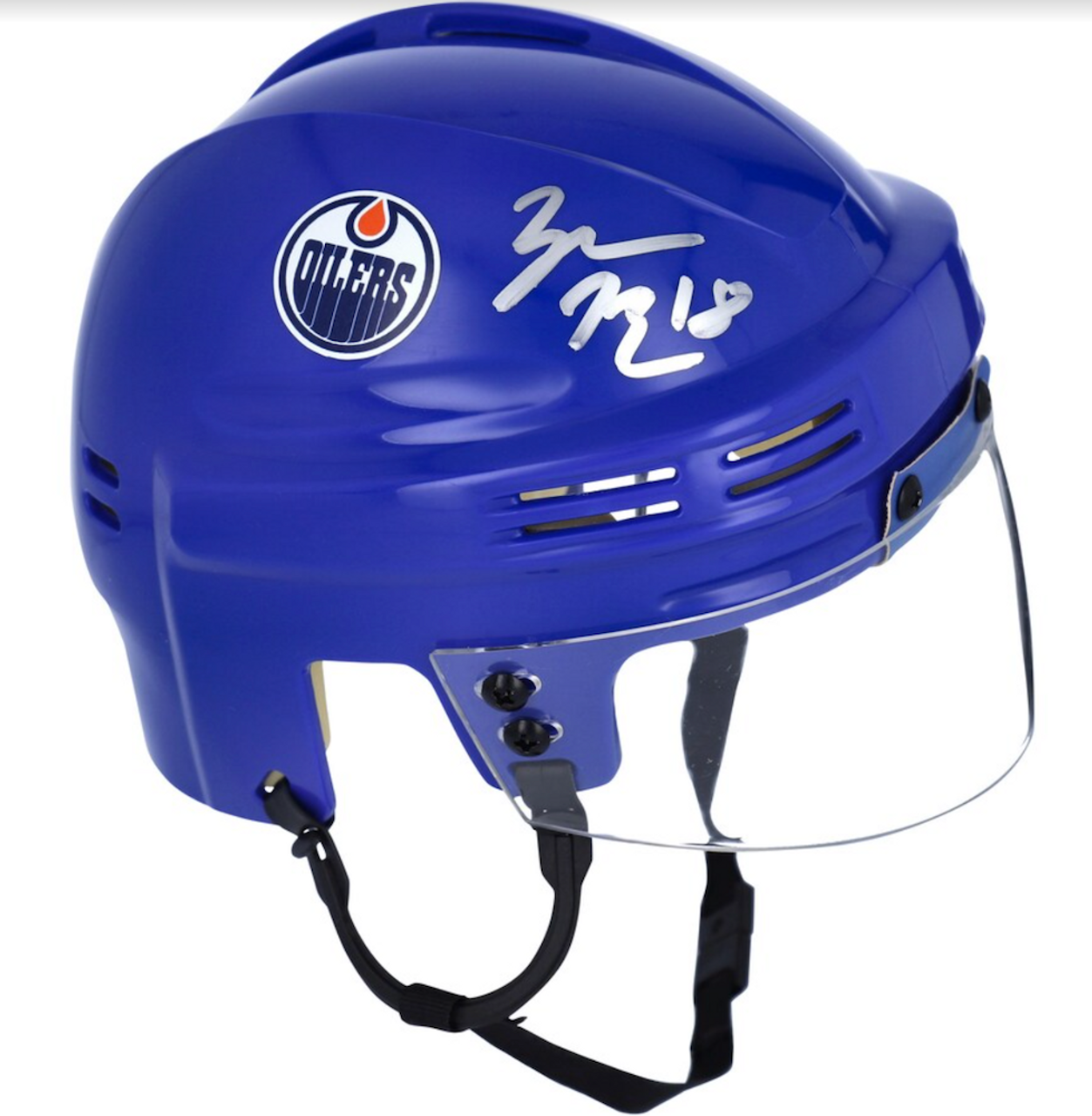 Framed Zach Hyman Edmonton Oilers Autographed Orange Fanatics
