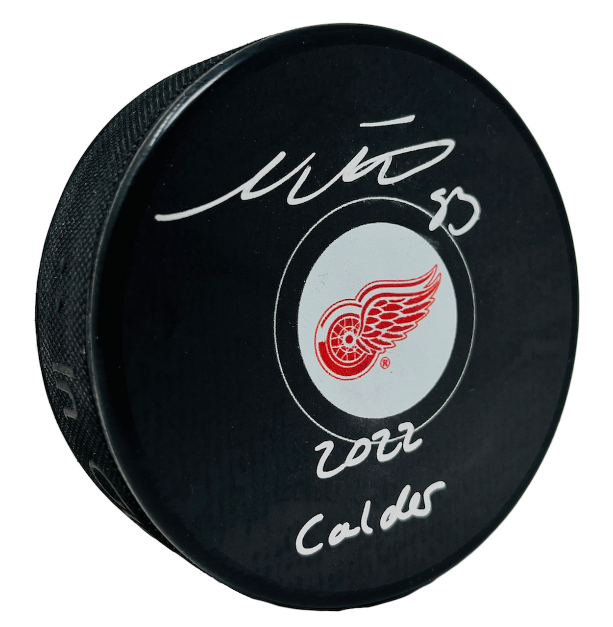 Moritz Seider White Detroit Red Wings Autographed adidas Authentic