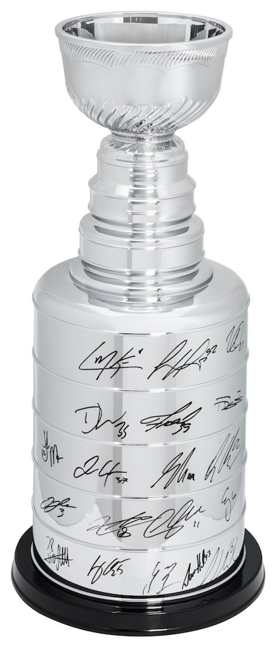 Colorado Avalanche Autographed Fanatics Authentic 2022 Stanley Cup  Champions 2' Replica Stanley Cup with Multiple Signatures 