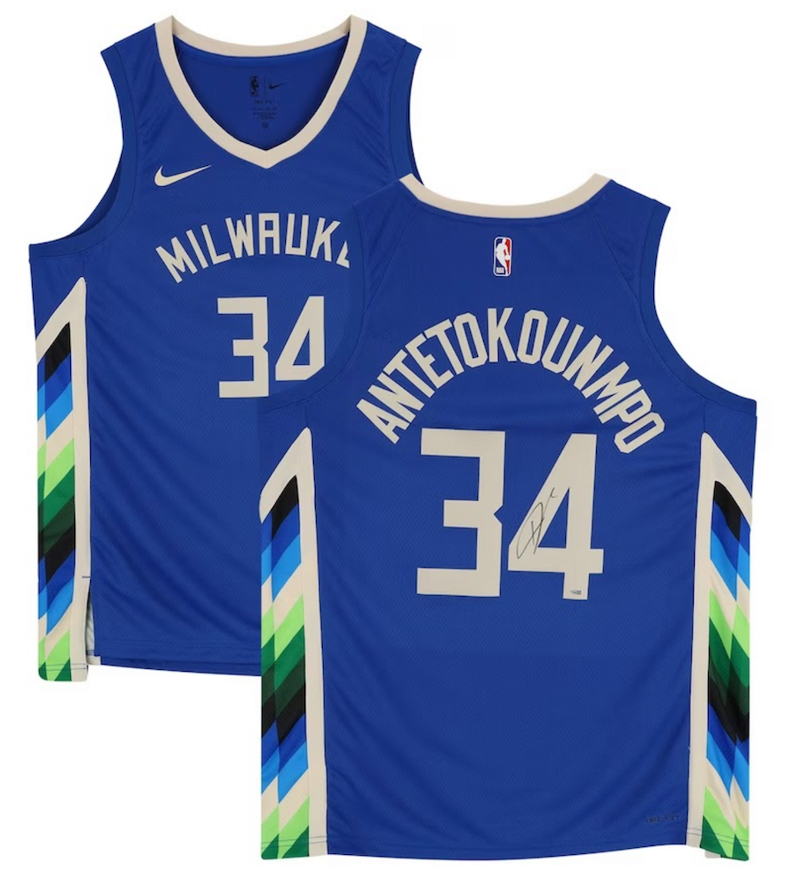 giannis game worn jersey