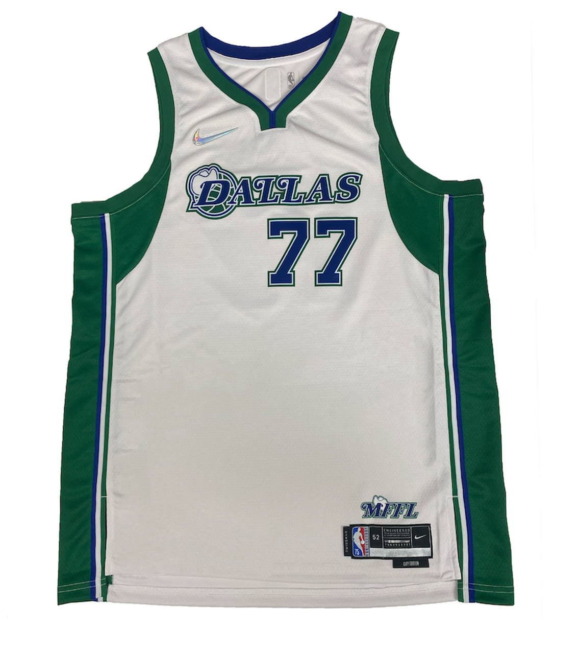 Luka Doncic Autographed NBA 75th Anniversary Dallas Mavericks City Edition  Swingman Jersey ~Open Edition Item~