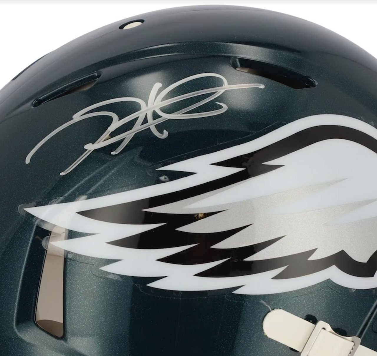 JALEN HURTS Autographed Philadelphia Eagles Mini Speed Helmet FANATICS -  Game Day Legends