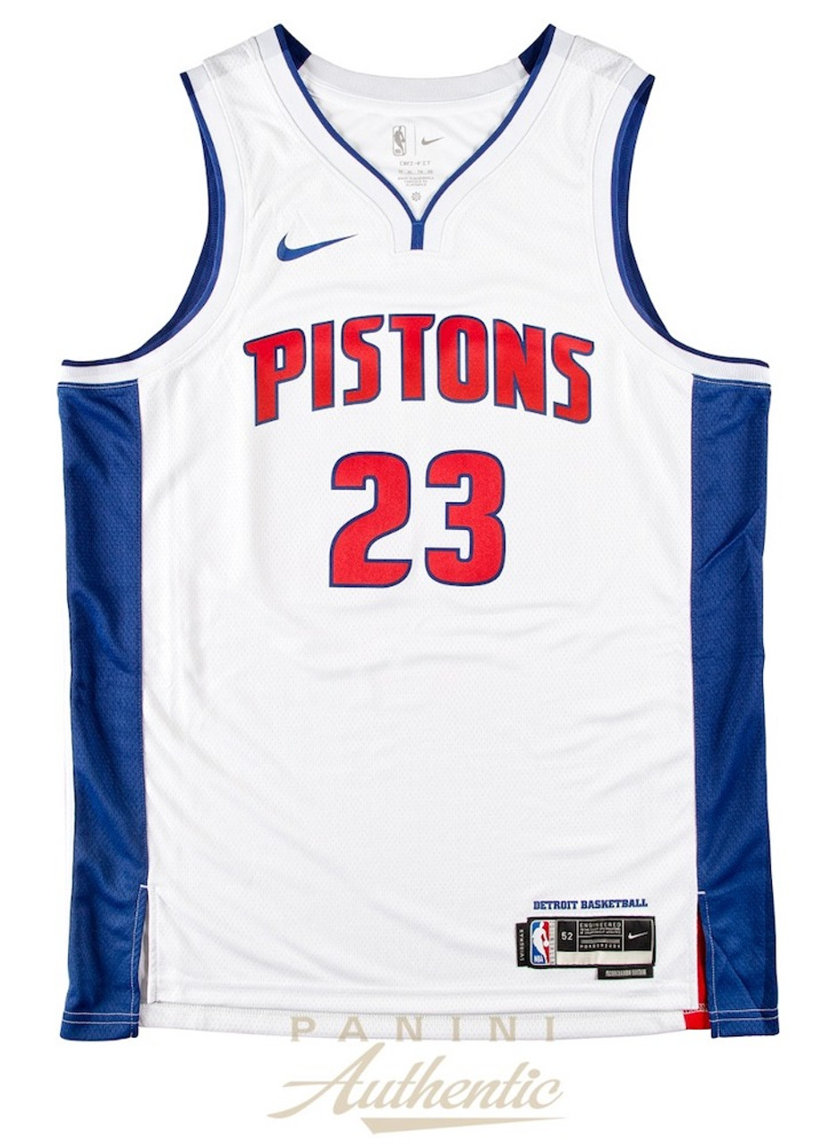 JADEN IVEY Autographed Detroit Pistons White Nike Swingman Jersey