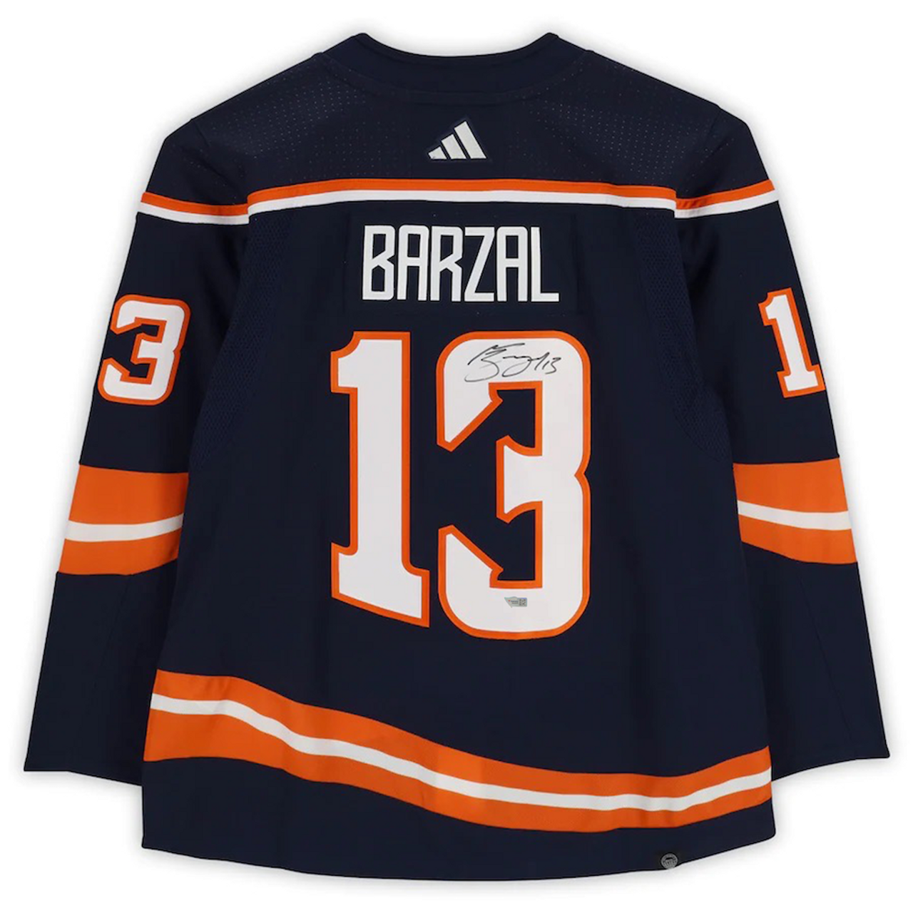 Fanatics Authentic Mathew Barzal New York Islanders Autographed Blue Adidas Jersey