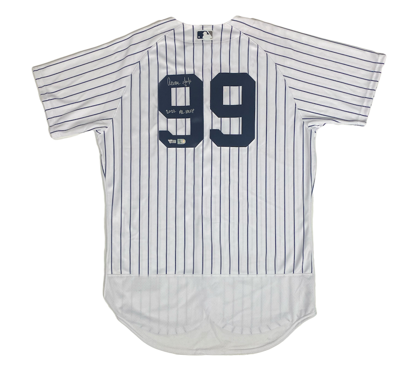 Aaron Judge New York Yankees Autographed Framed White Nike Authentic Jersey