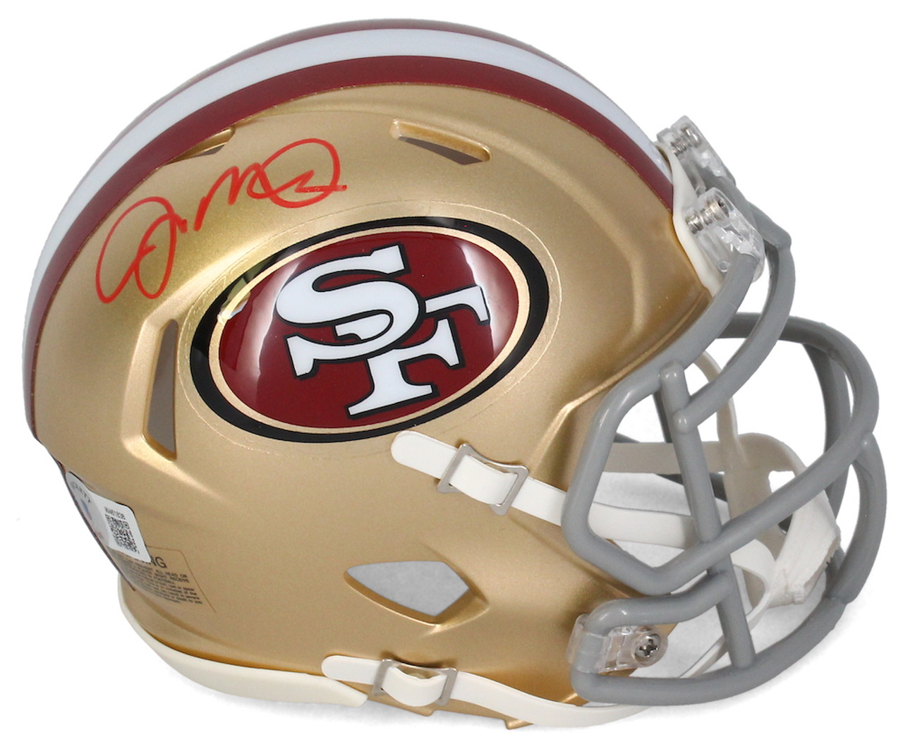 Joe Montana Signed 49ers Helmet - Oxbeau