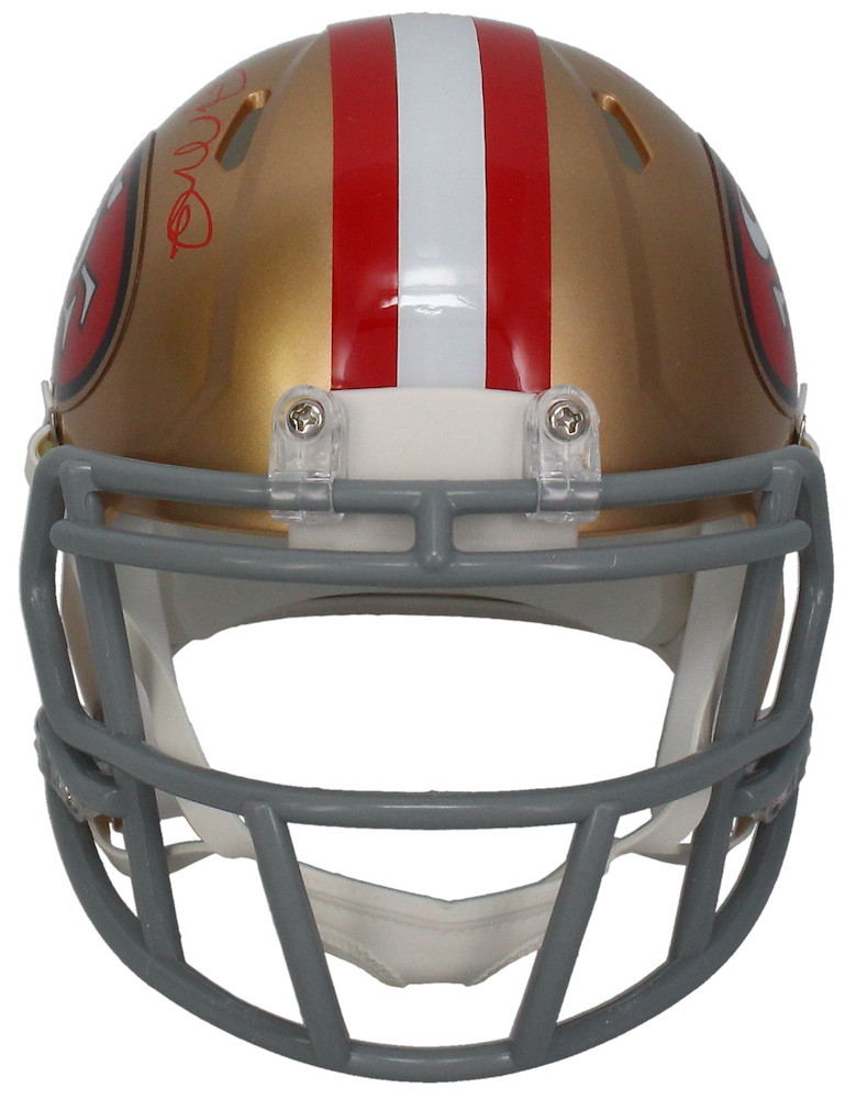 Joe Montana Jerry Rice Signed Helmet 2025