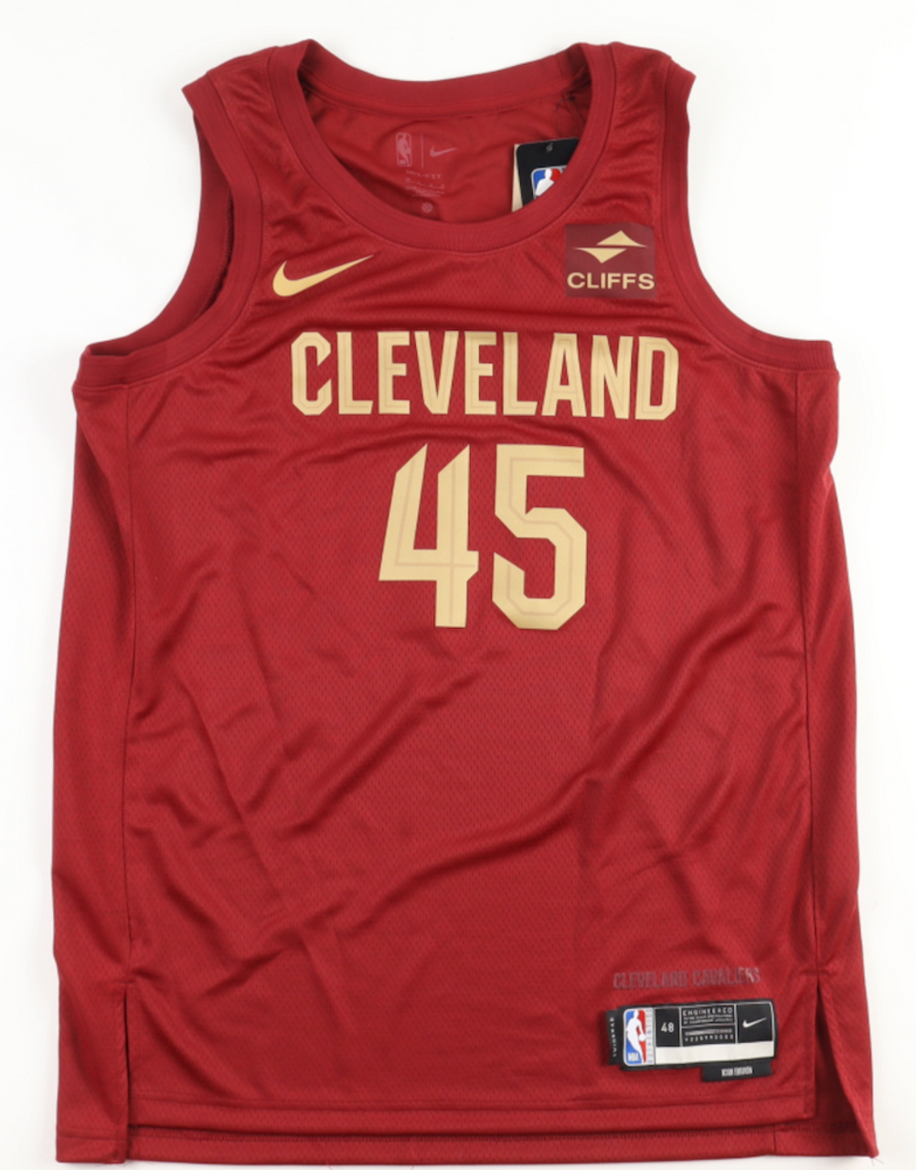 Unisex Nike Donovan Mitchell White Cleveland Cavaliers Swingman Jersey - Association Edition