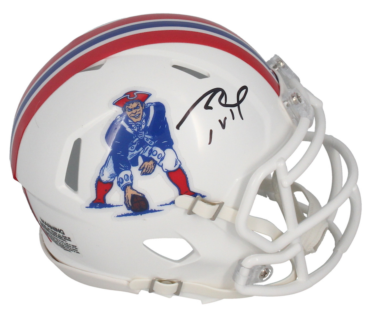 Tom brady deals signed mini helmet