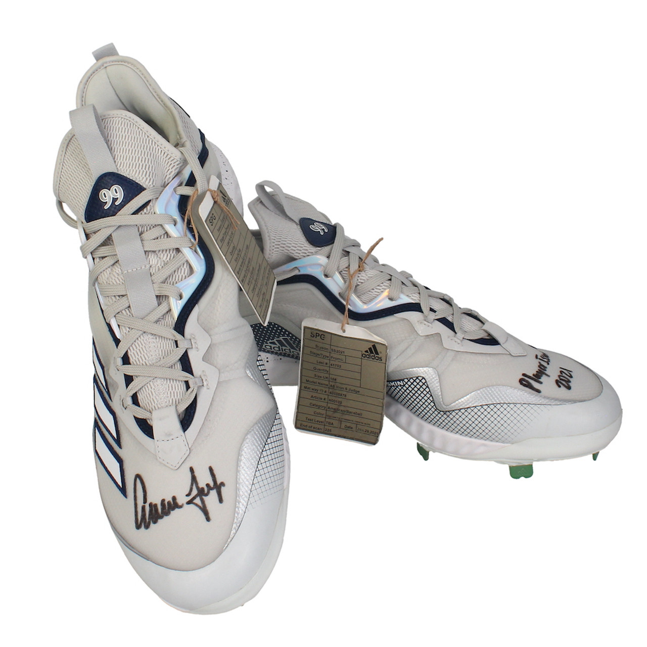 Aaron Judge New York Yankees Autographed Game-Used adidas Cleats from 2019  MLB Season