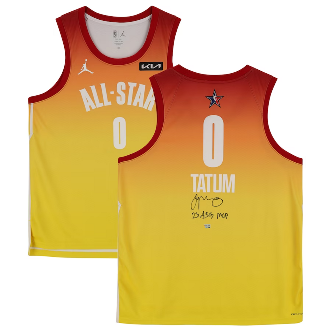 Jayson Tatum Autographed 23 ASG MVP 2023 Nike All Star Jersey size 48  Fanatics