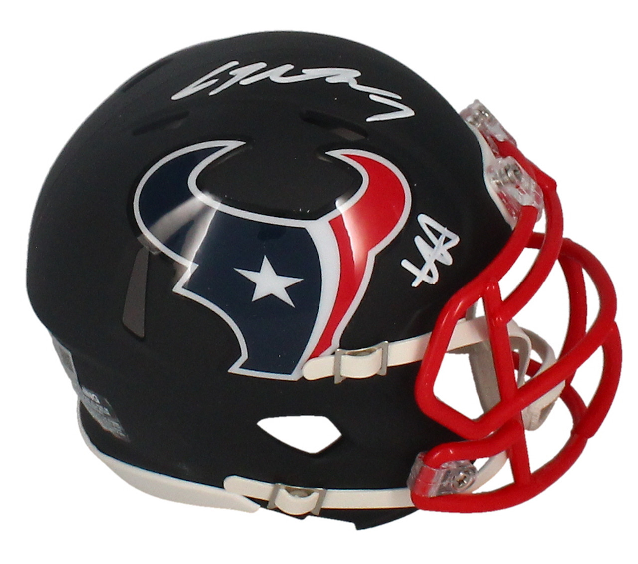 C.J. Stroud Houston Texans Autographed Riddell Lunar Eclipse Speed Mini  Helmet